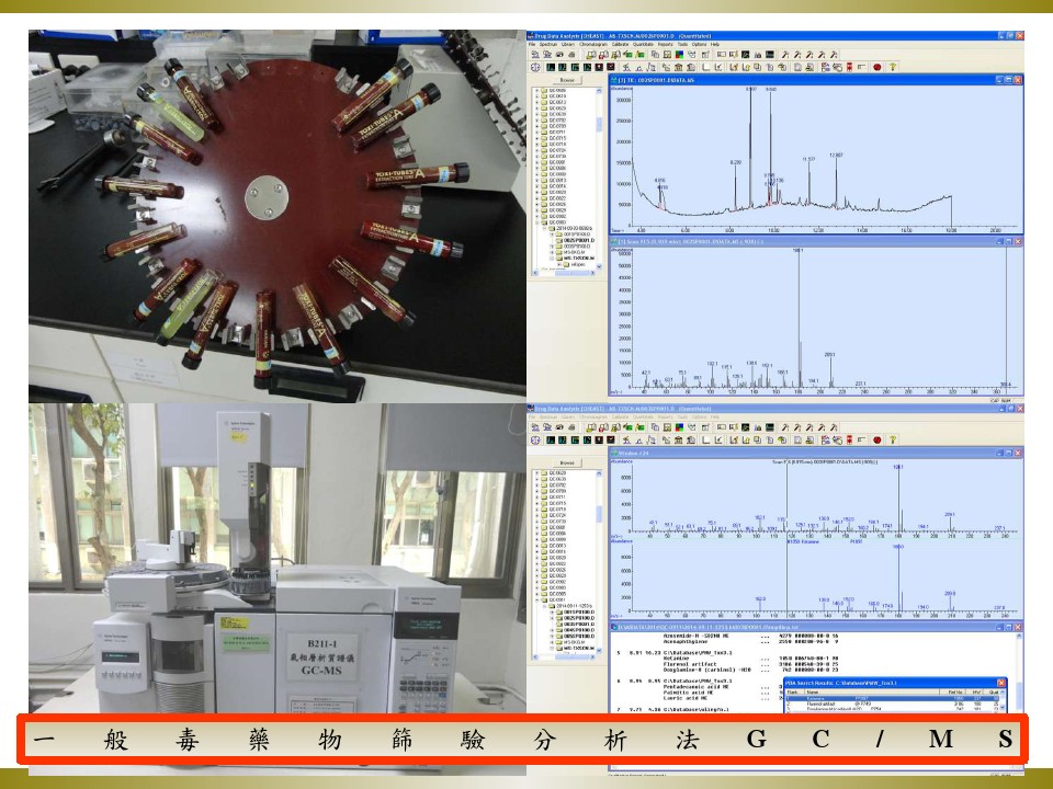 2.一般毒藥物篩驗分析法GCMS
