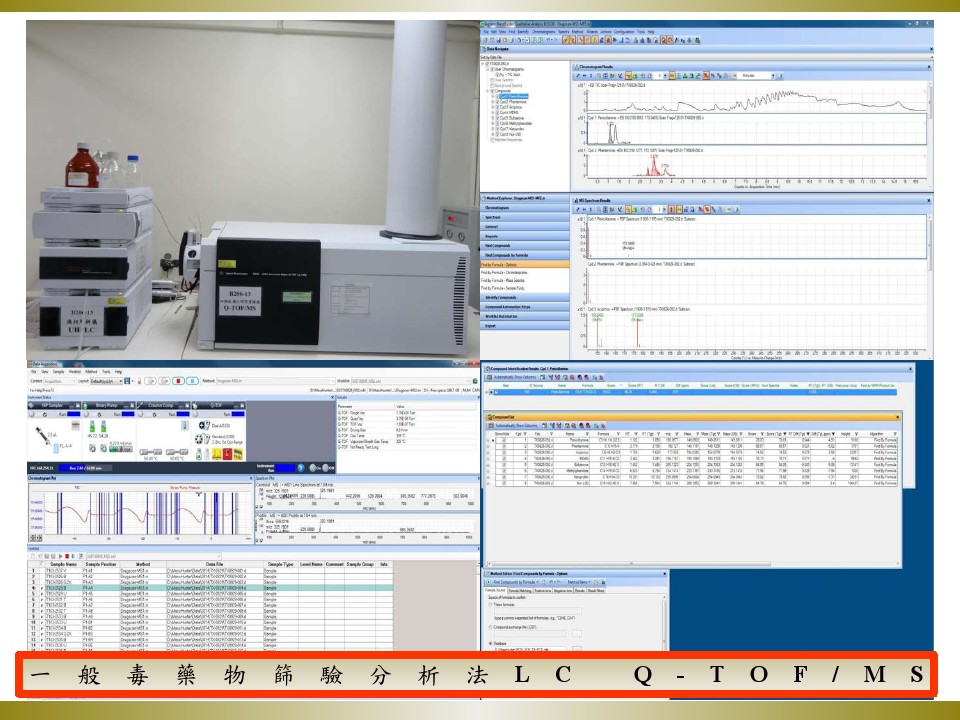 4.一般毒藥物篩驗分析法LC Q-TOFMS